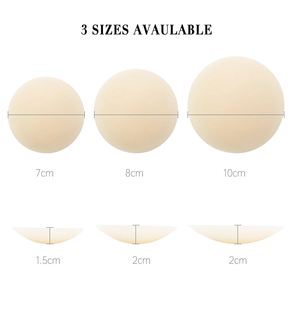 BareEssence Invisible Covers - Silicone Nipple Cover Liners