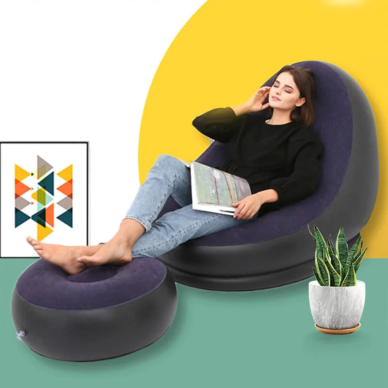 PuffPerfect Lazy Sofa - Inflatable Lazy Sofa Chair