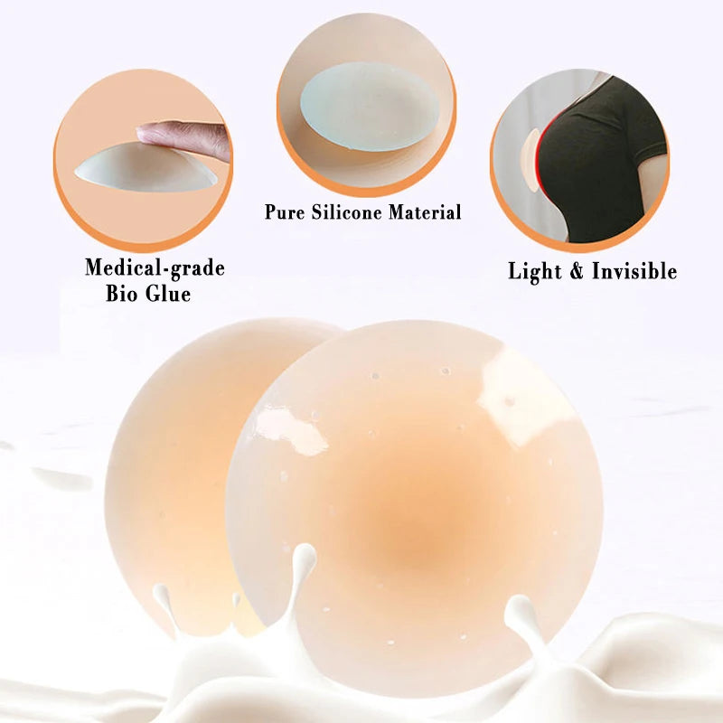 BareEssence Invisible Covers - Silicone Nipple Cover Liners